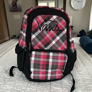 Vans pink plaid back pack | Perfect condition.